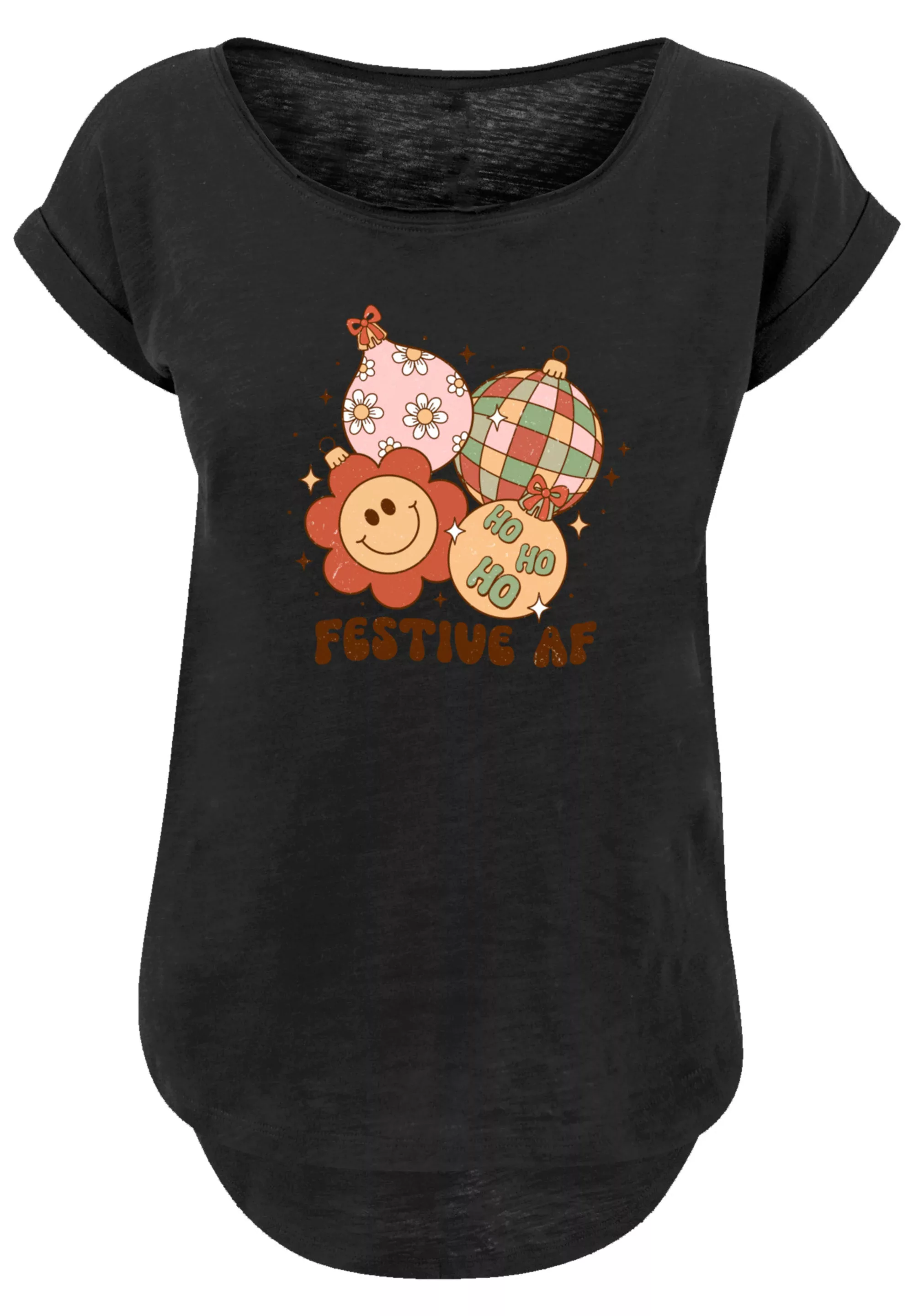 F4NT4STIC T-Shirt "Festive AF Weihnachten Tree Balls", Premium Qualität, We günstig online kaufen