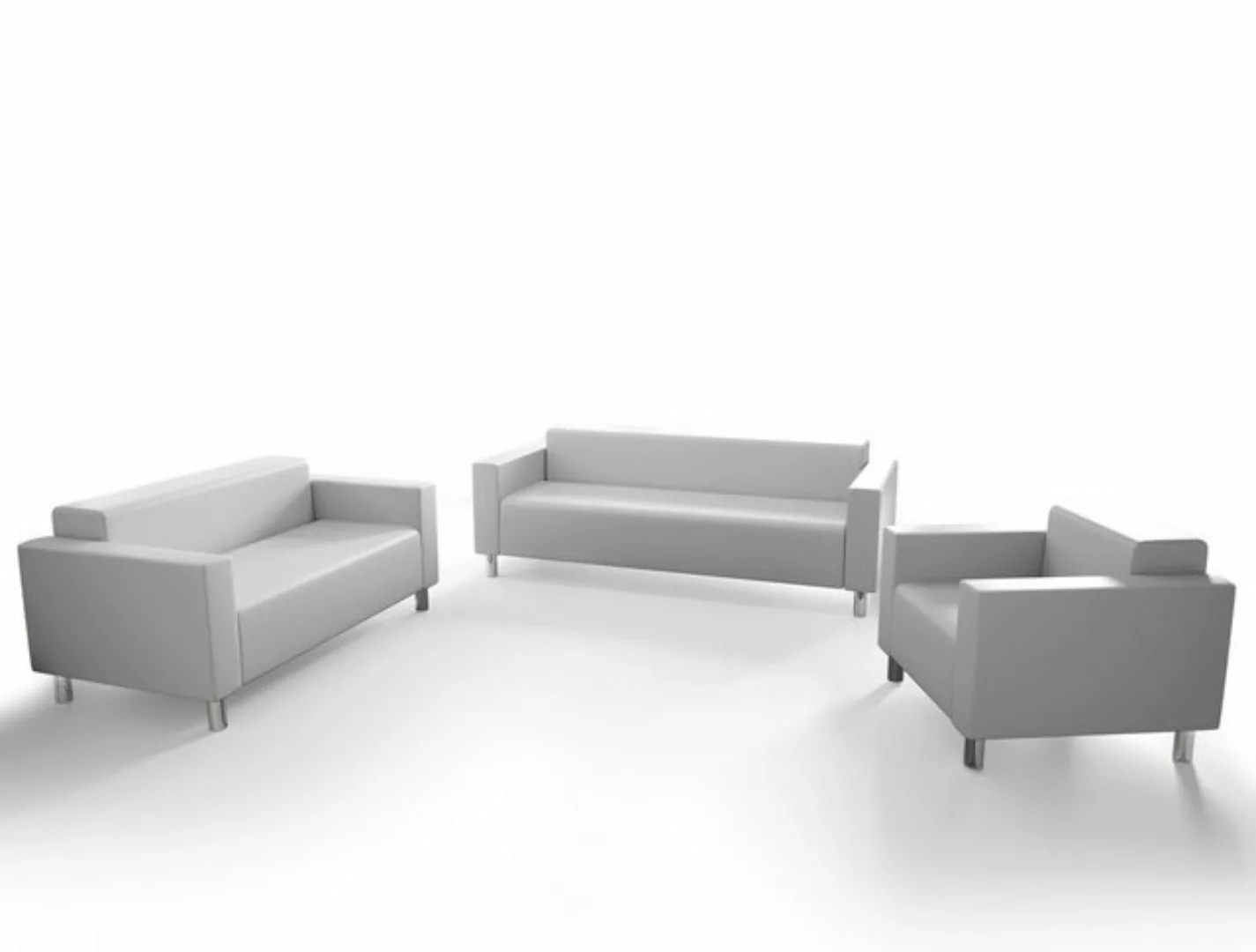 pressiode Sofa SOFA SET, 3 SOFAS, 1/2/3-Sitzer, verschiedene Farben, HUGO günstig online kaufen