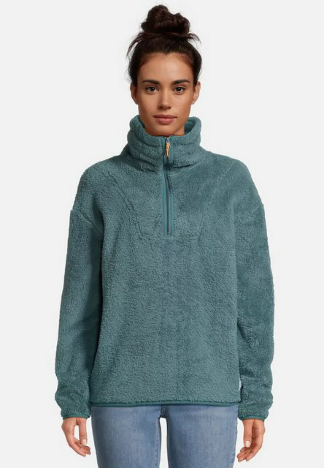 salzhaut Longpullover HEMKE Damen normale Passform Bequem, weich, schick, L günstig online kaufen