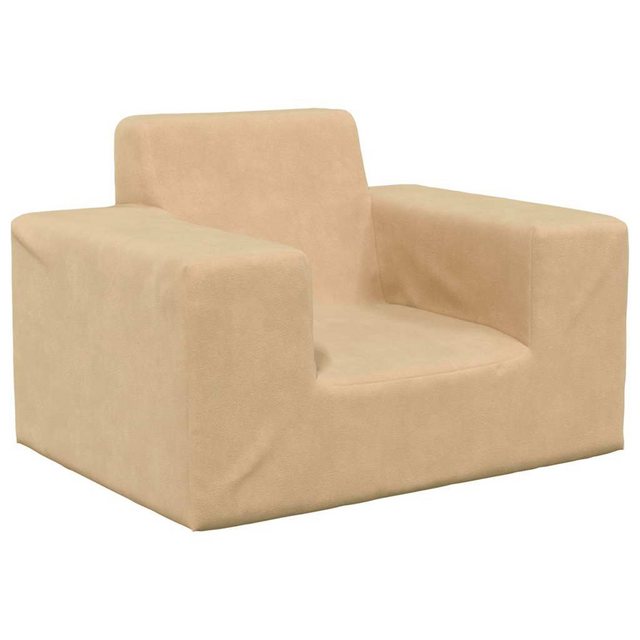 vidaXL Kindersofa, Kindersofa Creme Weich Plüsch günstig online kaufen