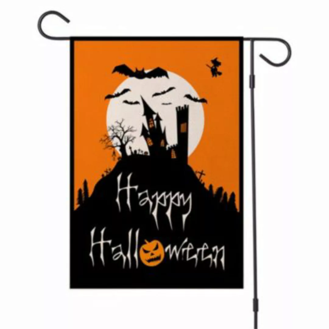 Vicabo Halloween Gartenfahne Flagge Banner Außendekoration Partydeko Kinder günstig online kaufen