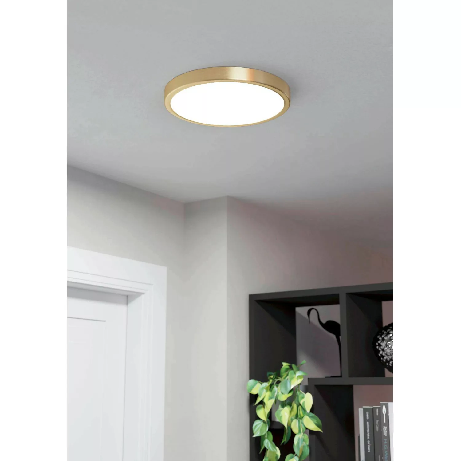 EGLO Deckenleuchte FUEVA 5 Deckenlampe, messing, günstig online kaufen