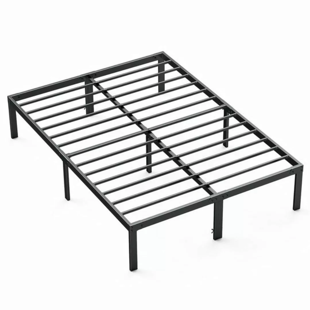 Refined Living Bettgestell Full Metallbett 200 x 140 x 35 cm Stabile Latten günstig online kaufen