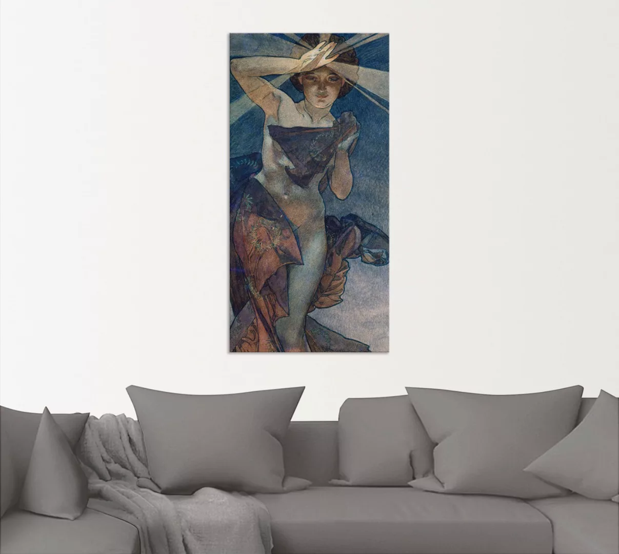 Artland Wandbild »Sterne Der Morgenstern 1902«, Frau, (1 St.), als Alubild, günstig online kaufen