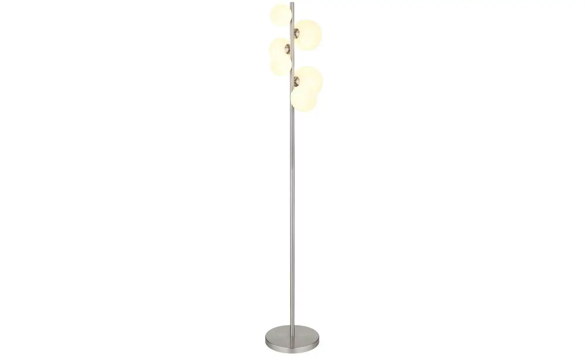 Globo Lighting Stehleuchte   ¦ silber ¦ Maße (cm): B: 29,5 H: 155 T: 28.0 L günstig online kaufen