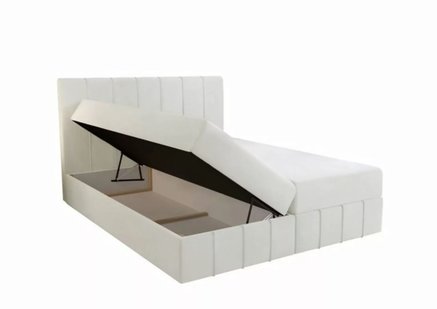 Stylefy Boxspringbett Amber (Schlafzimmerbett, Bett), 140/160/180 x 200 cm, günstig online kaufen