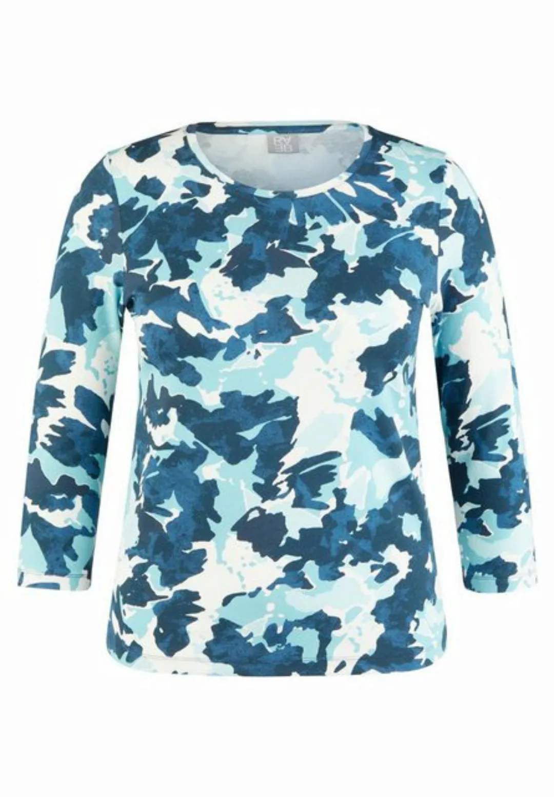 Rabe Print-Shirt "Rabe Damen 3/4-Arm-Shirt mit modernem Muster" günstig online kaufen