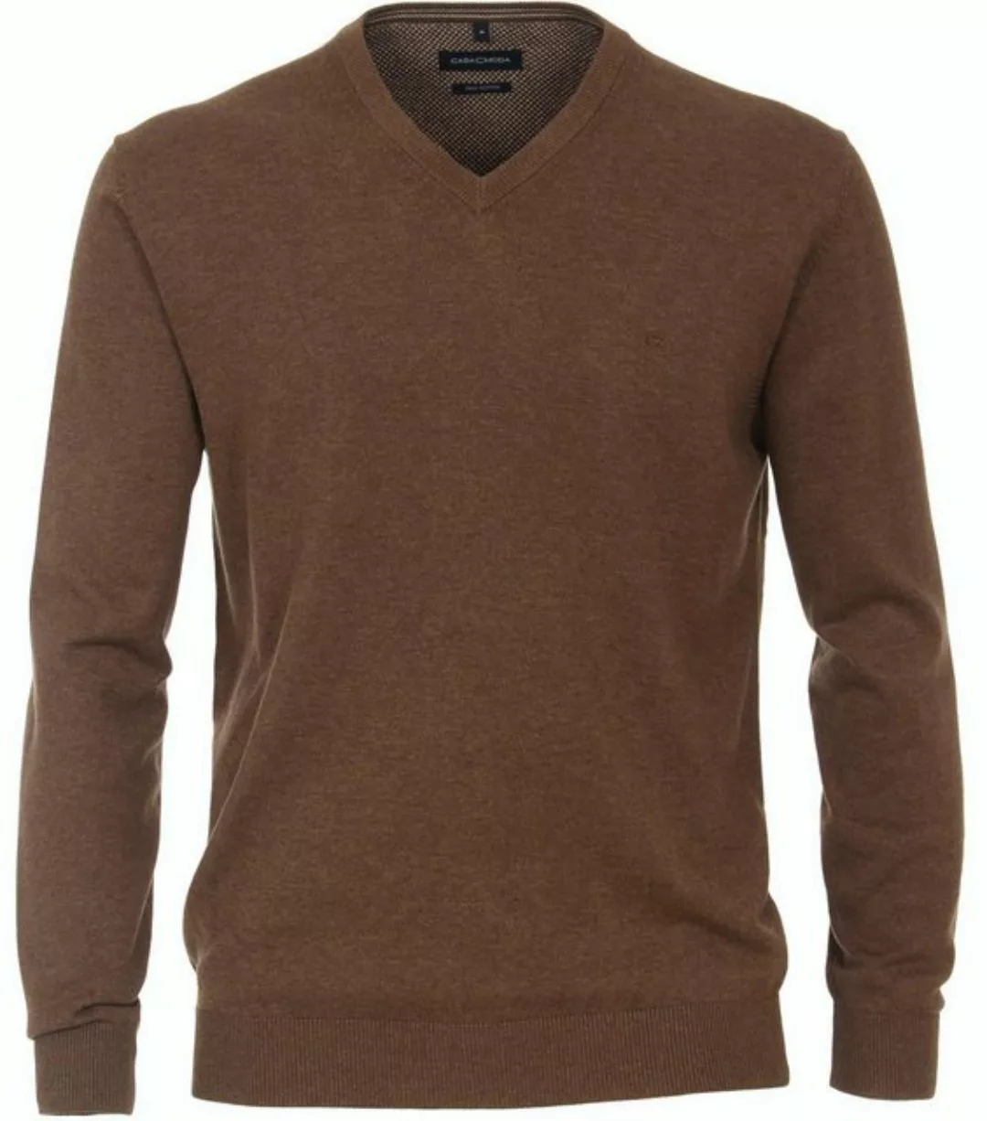 CASAMODA Strickpullover Pullover V-Neck NOS, 679 beige günstig online kaufen