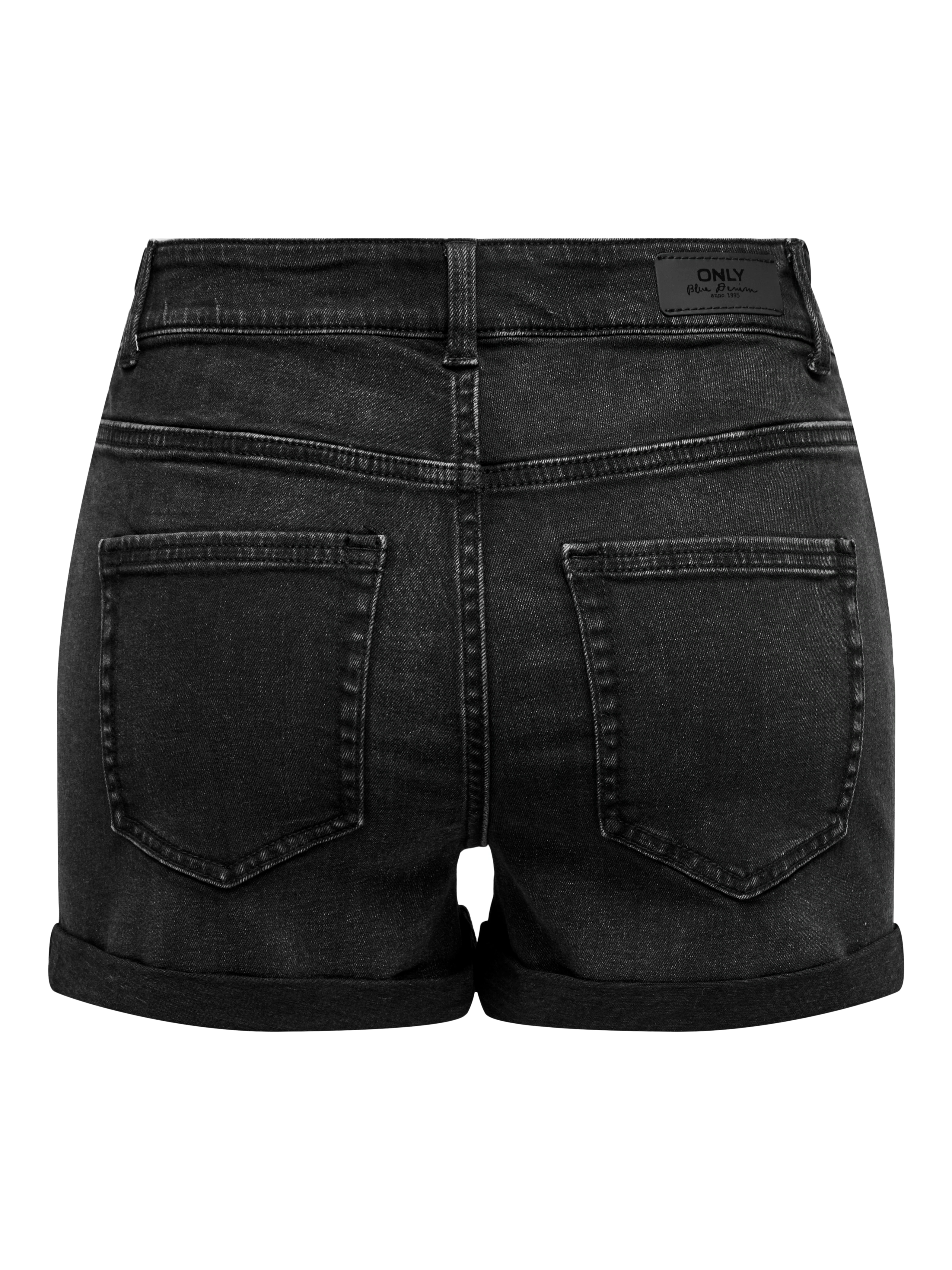 ONLY Shorts "ONLHUSH HW BUTTON FOLD UP SHORTS DNM PIM" günstig online kaufen