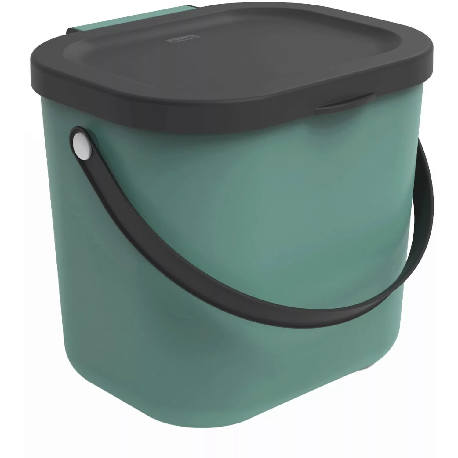 Rotho Abfallbehälter 6 Liter  Albula - grün - Kunststoff - 23,5 cm - 20,8 c günstig online kaufen
