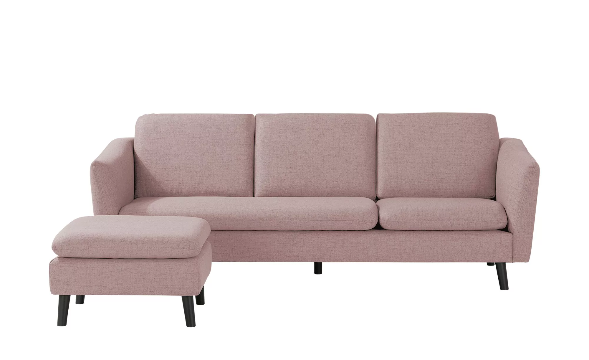 smart Ecksofa - rosa/pink - 230 cm - 86 cm - 161 cm - Polstermöbel > Sofas günstig online kaufen