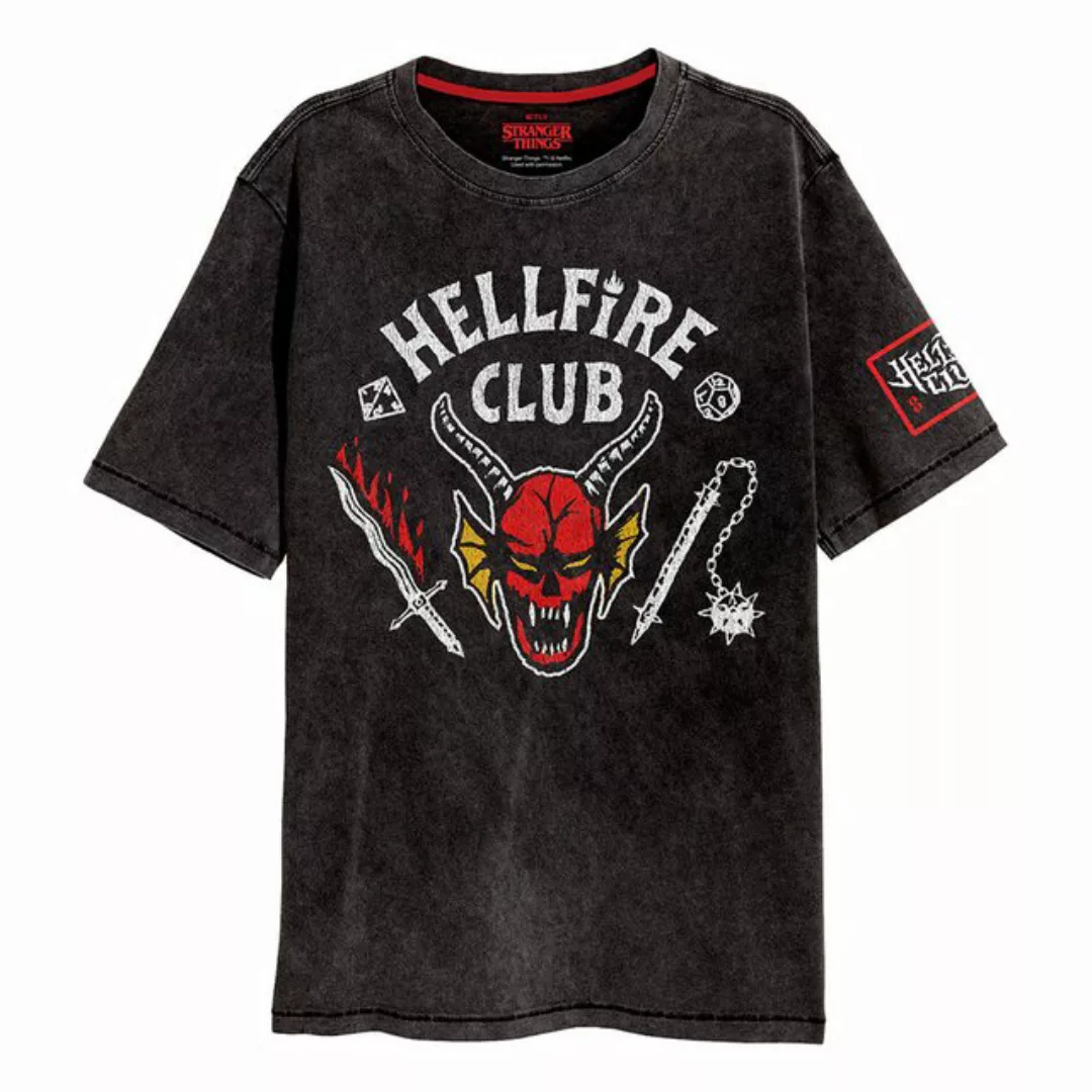 Stranger things T-Shirt HellFire Crest günstig online kaufen