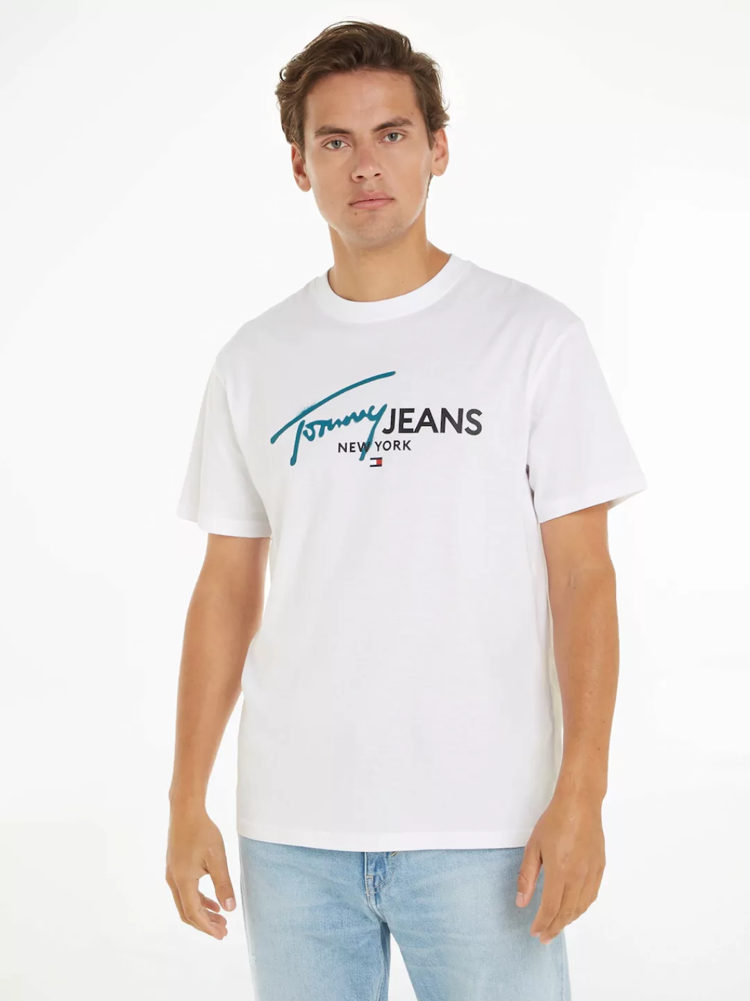 Tommy Jeans T-Shirt "TJM REG SPRAY POP COLOR TEE EXT" günstig online kaufen