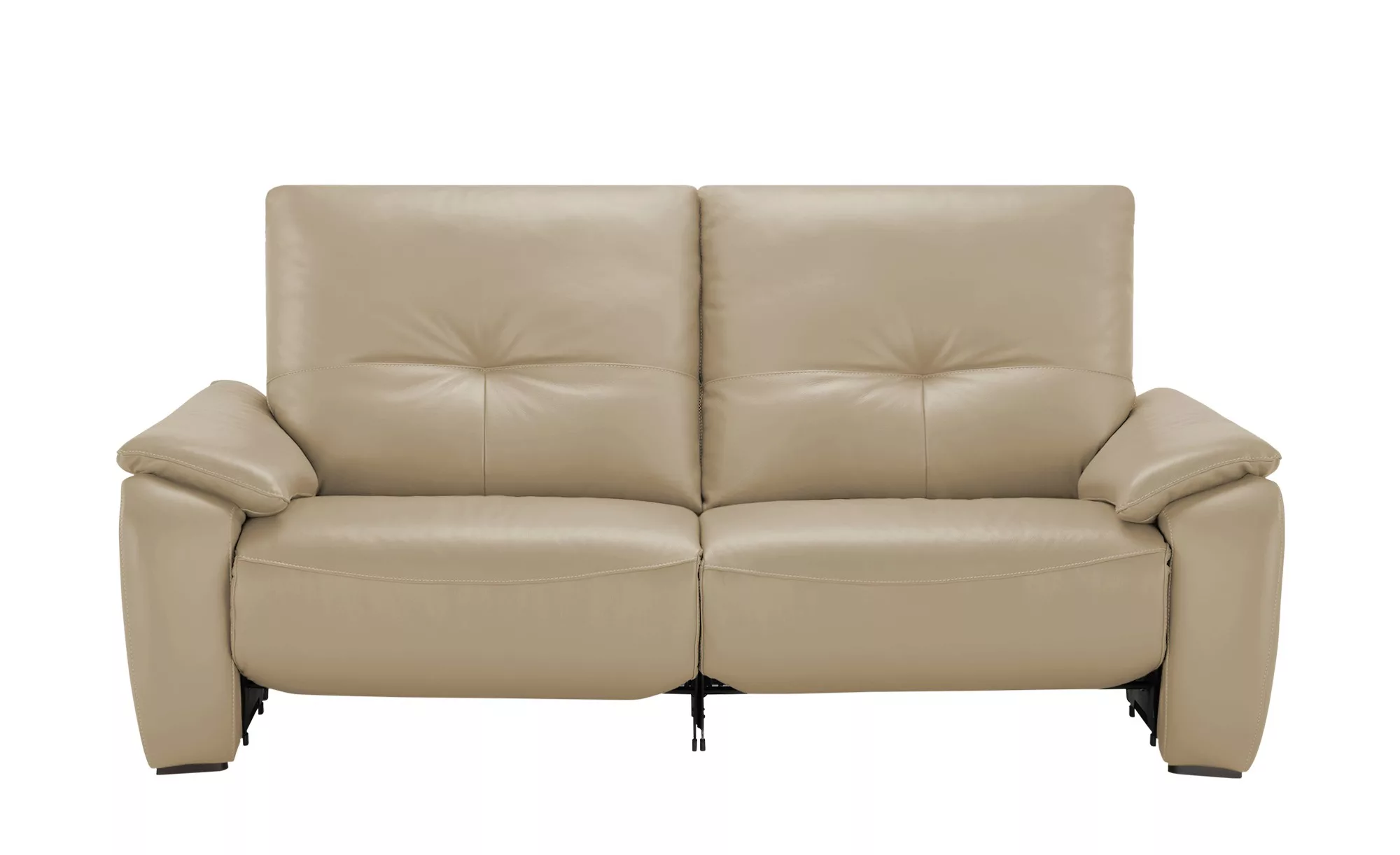 Wohnwert Ledersofa  Halina ¦ beige ¦ Maße (cm): B: 205 H: 98 T: 98 Polsterm günstig online kaufen