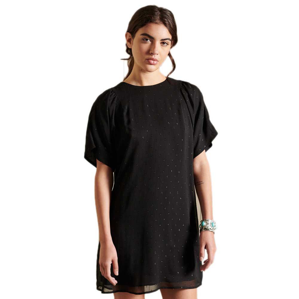 Superdry T-shirt Metallic Keid XS Vintage Black günstig online kaufen