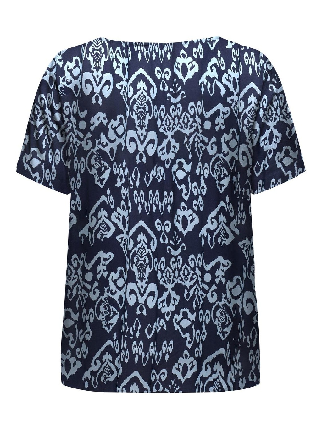 ONLY CARMAKOMA V-Shirt "CARMARRAKESH LIFE SS TOP V-NECK AOP" günstig online kaufen