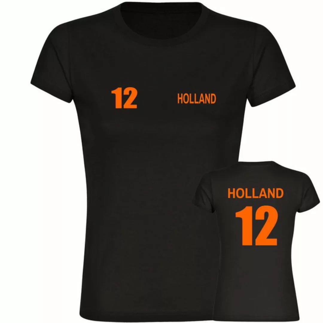 multifanshop T-Shirt Damen Holland - Trikot 12 - Frauen günstig online kaufen