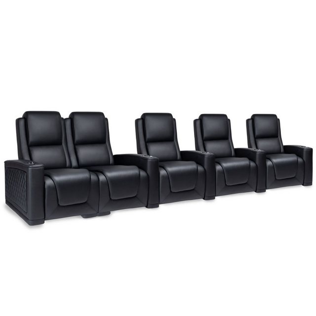 Zinea Sofa Zinea Kinosessel Prestige Dark - 5 Sitzer LL - Leder - elektr. - günstig online kaufen