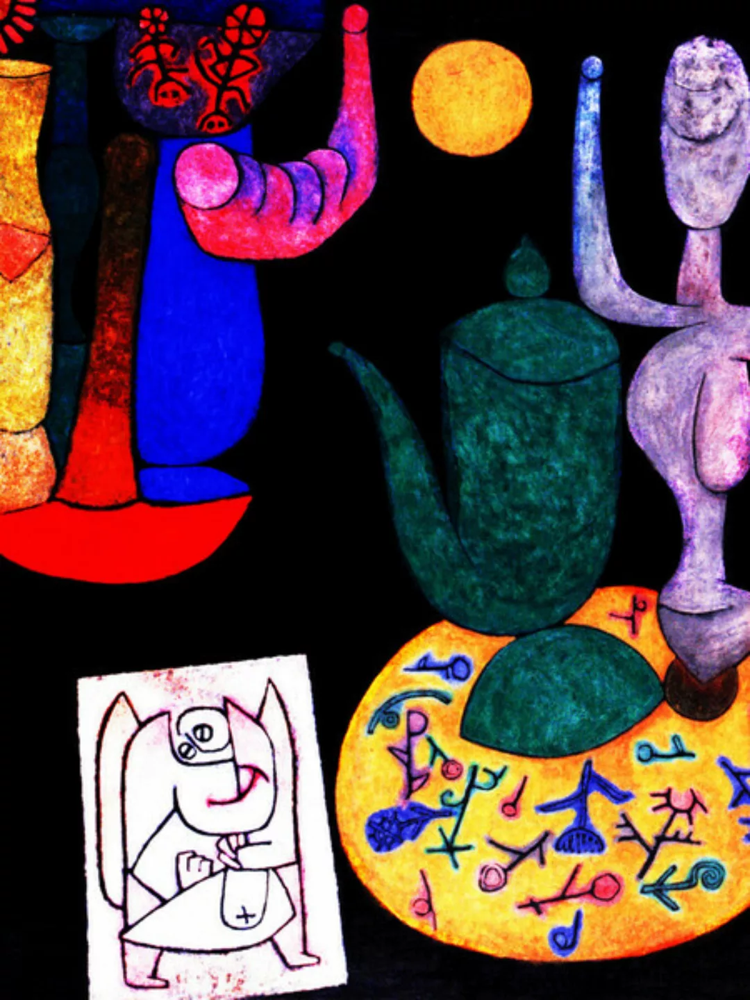 Poster / Leinwandbild - Paul Klee: Ohne Titel günstig online kaufen