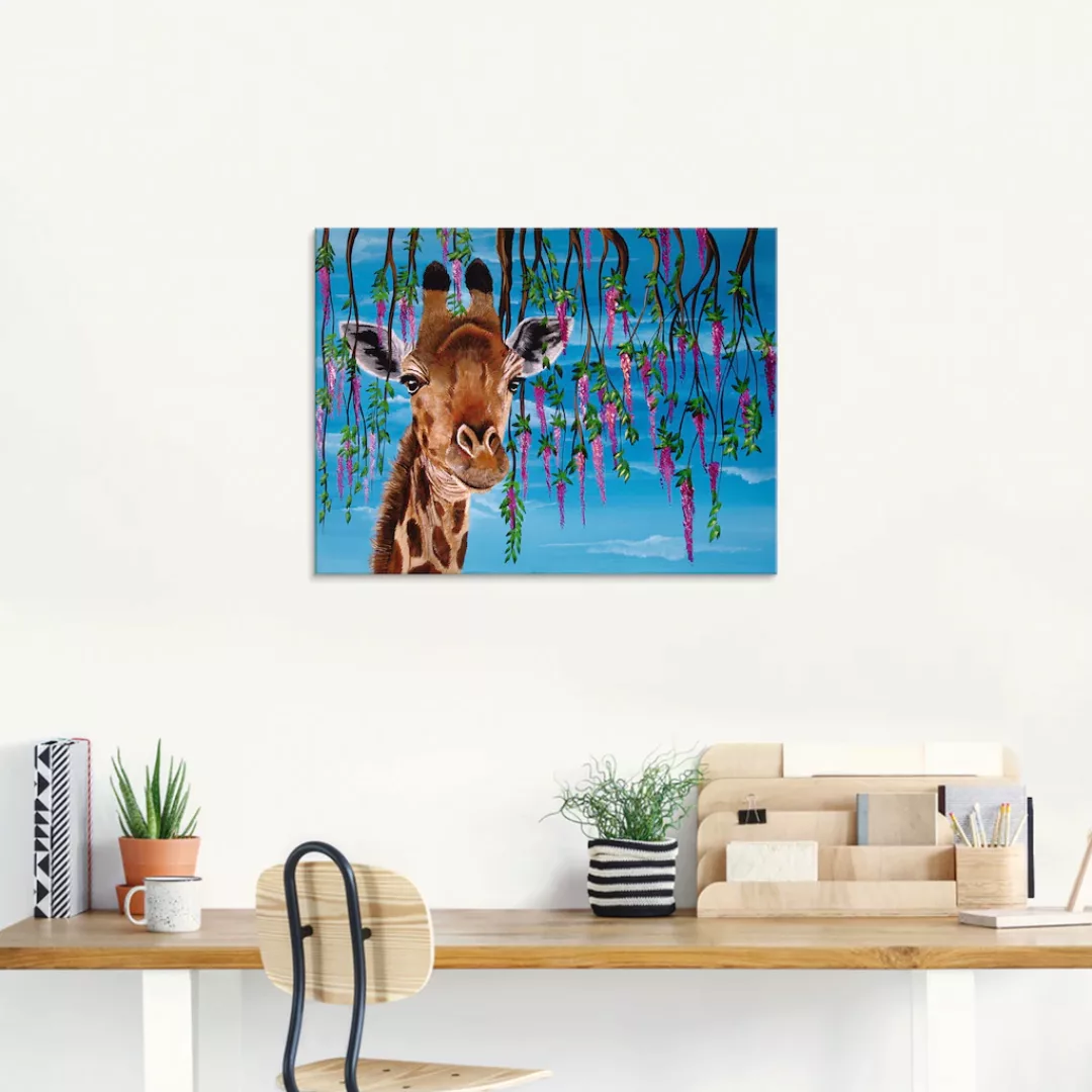 Artland Glasbild »Giraffe«, Wildtiere, (1 St.), in verschiedenen Größen günstig online kaufen