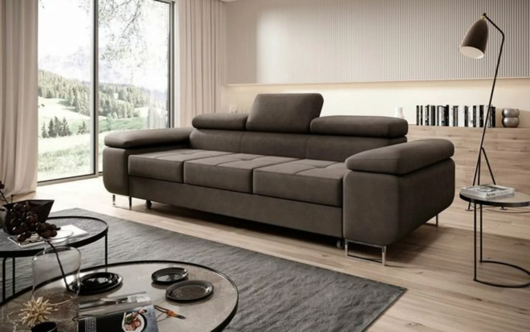 Baidani Sofa Sofa Triora mit Schlaffunktion (Stoff), inkl. Aufbau günstig online kaufen