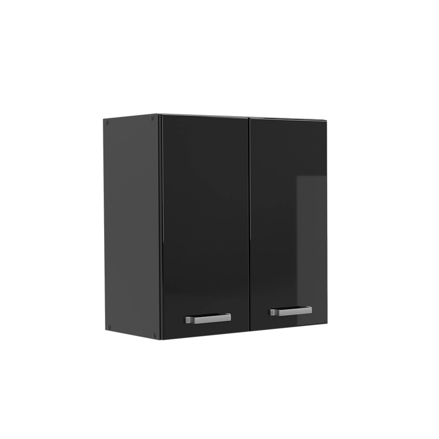 Vicco Hängeschrank R-Line, Schwarz Hochglanz/Anthrazit, 60 günstig online kaufen