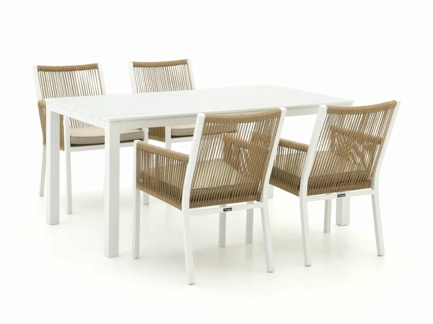 Manifesto Rivola/Menzano 160 cm Gartenmöbel-Set 5-teilig günstig online kaufen