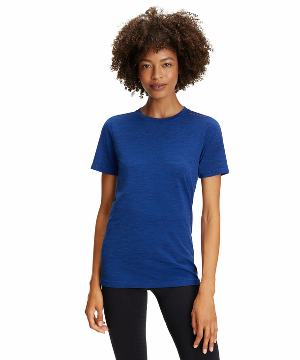 FALKE CORE Damen T-Shirt Rundhals, XS-S, Blau, 37946-671201 günstig online kaufen