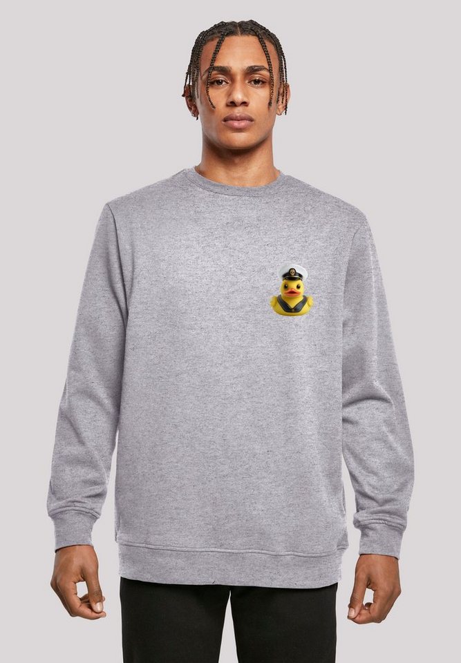 F4NT4STIC Kapuzenpullover Rubber Duck Captain CREW Print günstig online kaufen