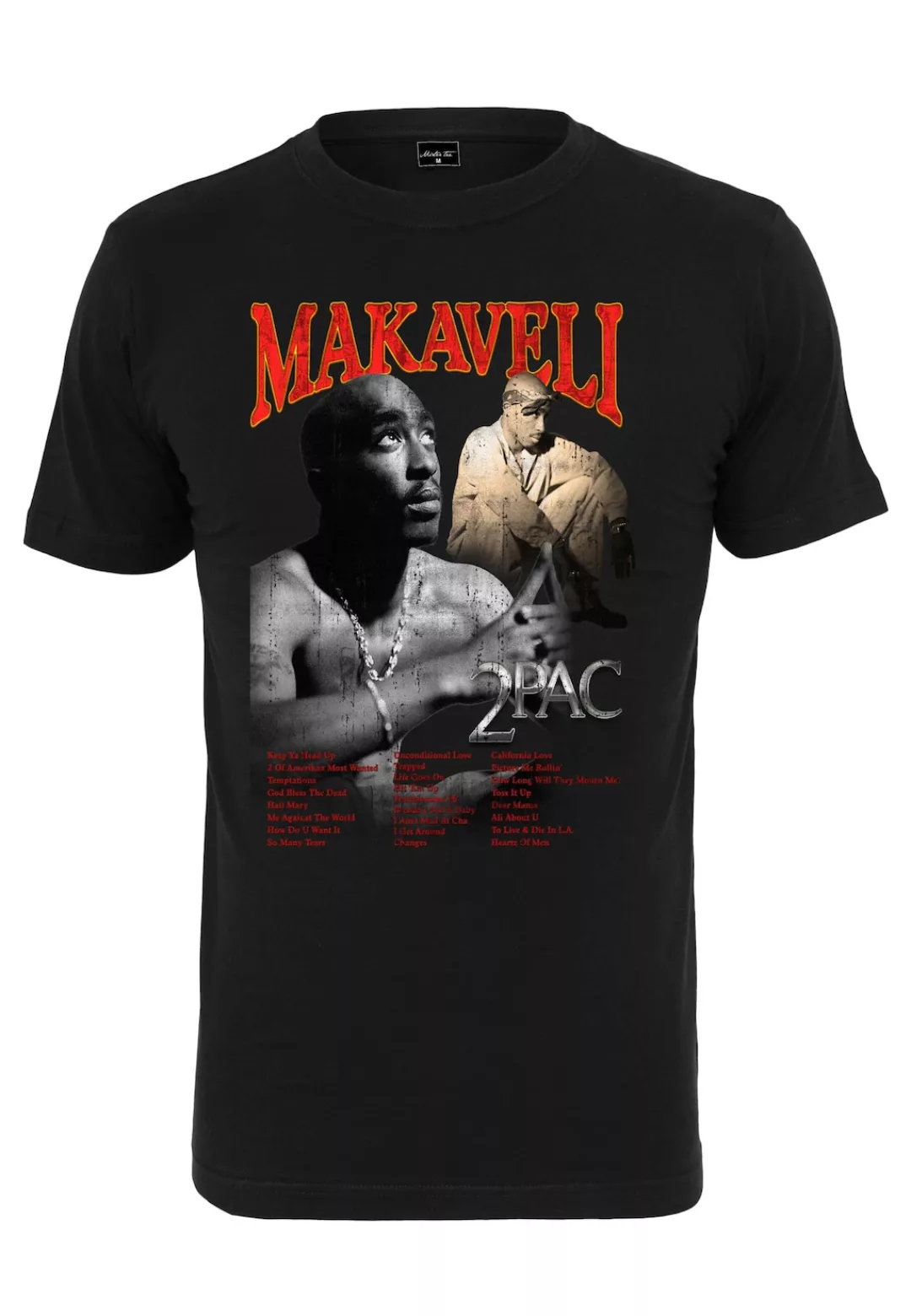 MisterTee T-Shirt "MisterTee Herren Tupac Makaveli Tee", (1 tlg.) günstig online kaufen