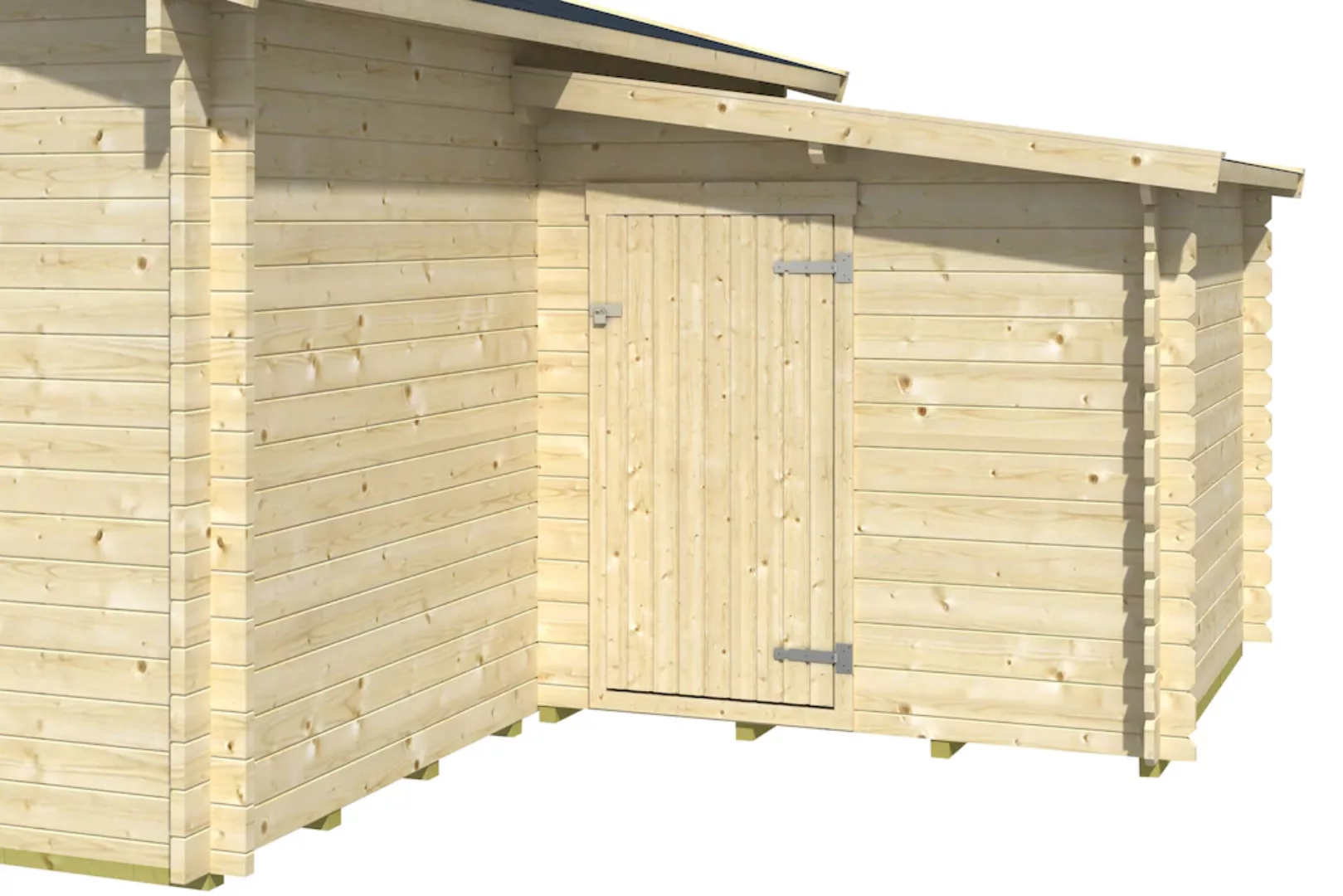 Skanholz Garten-Geräteschrank "Anbauschuppen", für Gartenhäuser günstig online kaufen