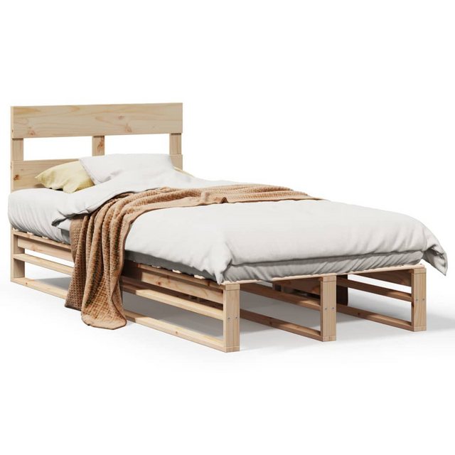 vidaXL Bett, Massivholzbett ohne Matratze 90x190 cm Kiefernholz günstig online kaufen