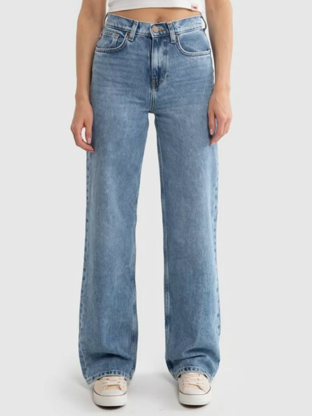 BIG STAR Weite Jeans ATREA hohe Leibhöhe günstig online kaufen