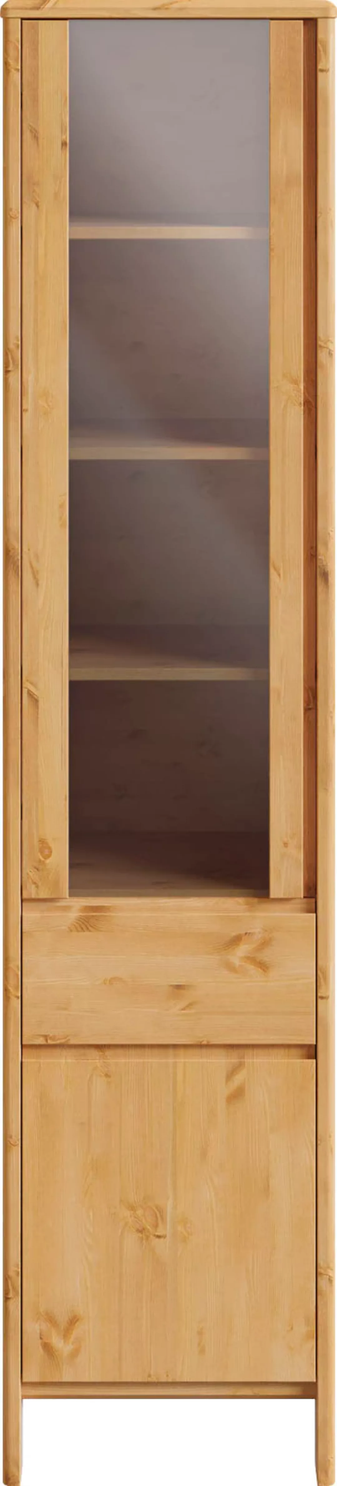 Home affaire Vitrine "Luven", zertifiziertes Massivholz, Höhe 192 cm, 2 Tür günstig online kaufen