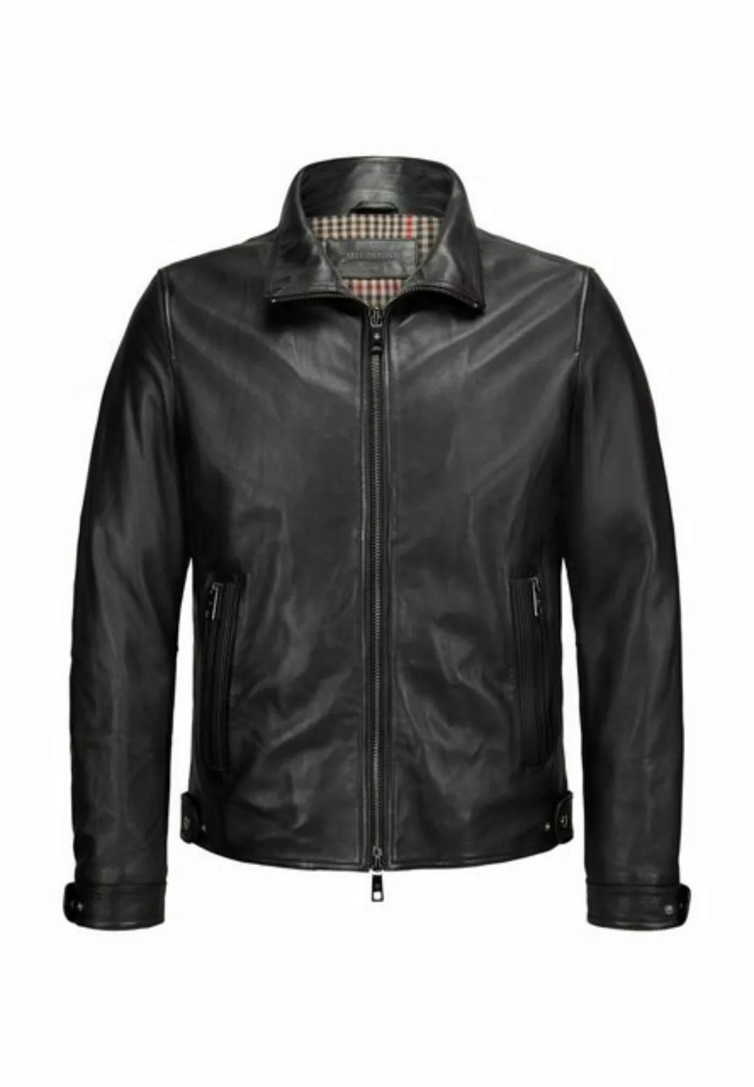 Milestone Lederjacke MSNagano moderner Biker-Look aus Lammleder leicht gefü günstig online kaufen