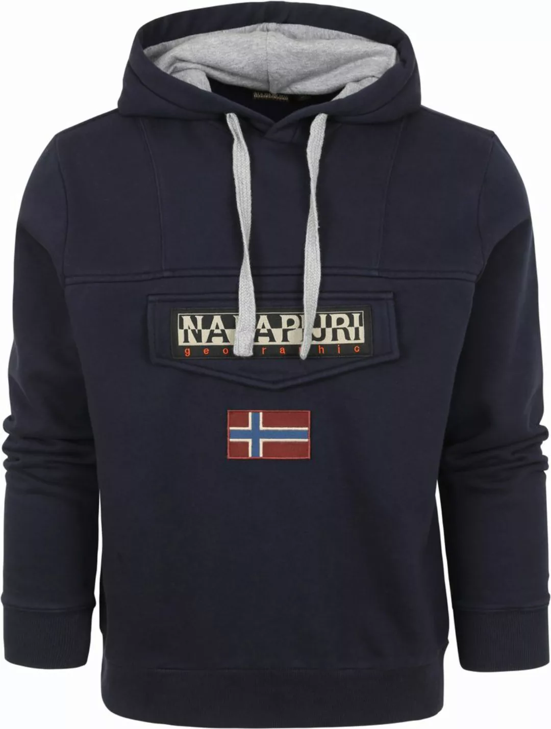 Napapijri Burgee Pullover Blau - Größe S günstig online kaufen