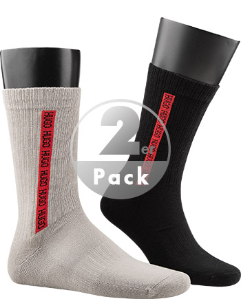 HUGO Socken RS Rib Tape 2er Pack 50469640/030 günstig online kaufen