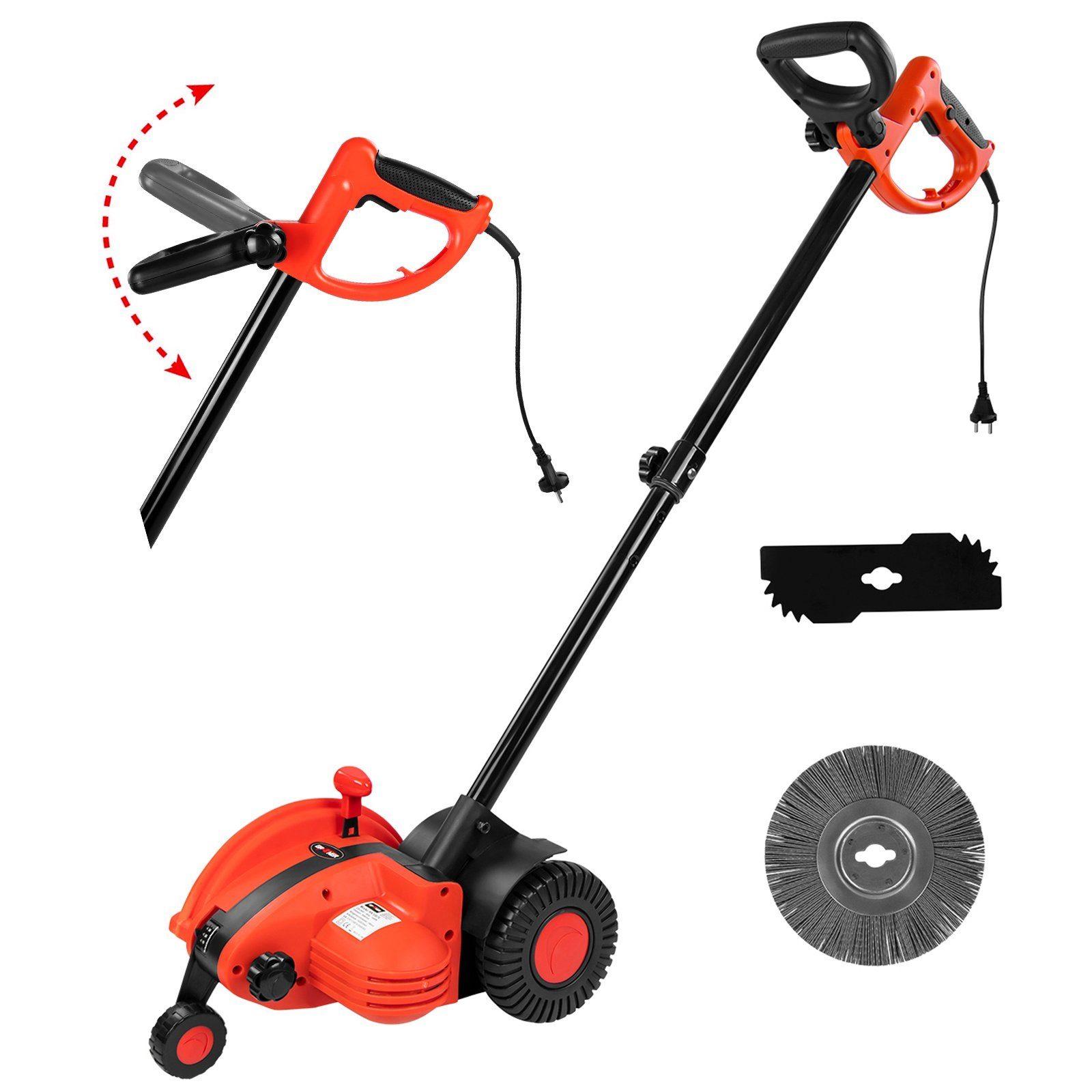 Grafner Elektro-Rasentrimmer 2in1 Rasenkantenschneider und Fugenbürste günstig online kaufen
