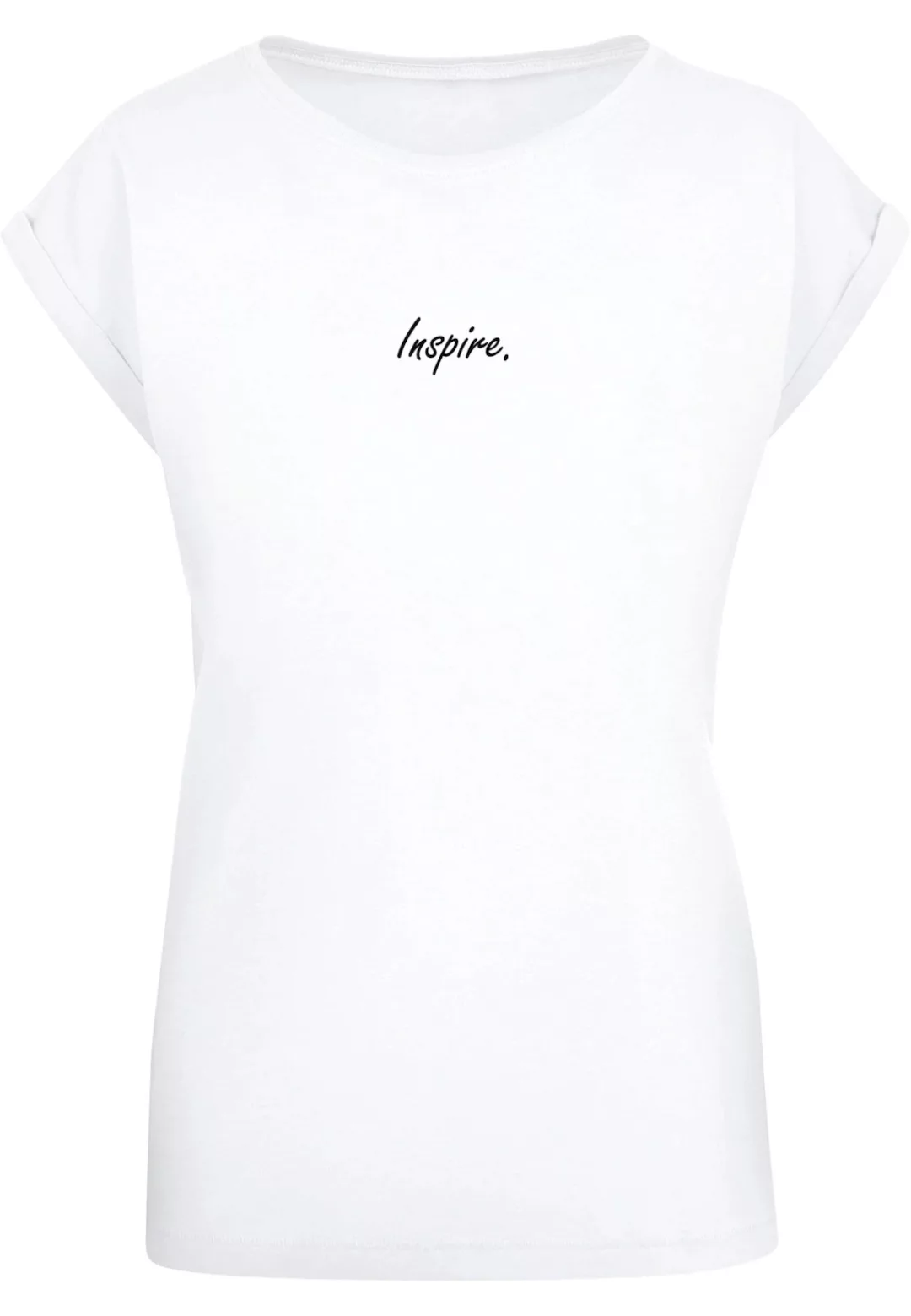 Merchcode T-Shirt "Merchcode Damen Ladies Inspire Extended Shoulder Tee" günstig online kaufen