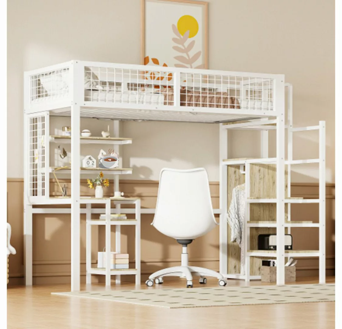 XDeer Kinderbett Hochbett Kinderbett 90x200 mit Sicherheitsleiter, Kinderbe günstig online kaufen