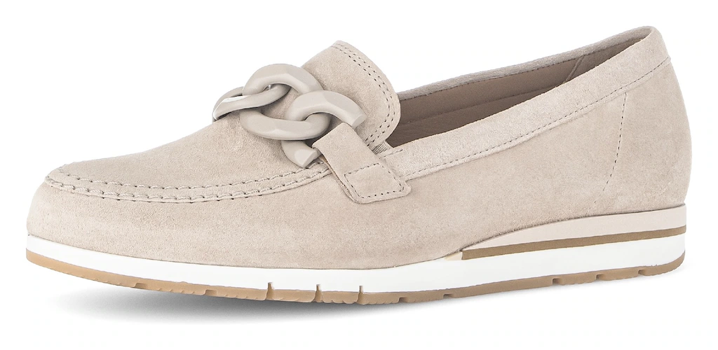 Gabor Slipper "FLORENZ", Keilabsatz, Schlupfschuh, Komfortschuh, Schuhweite günstig online kaufen