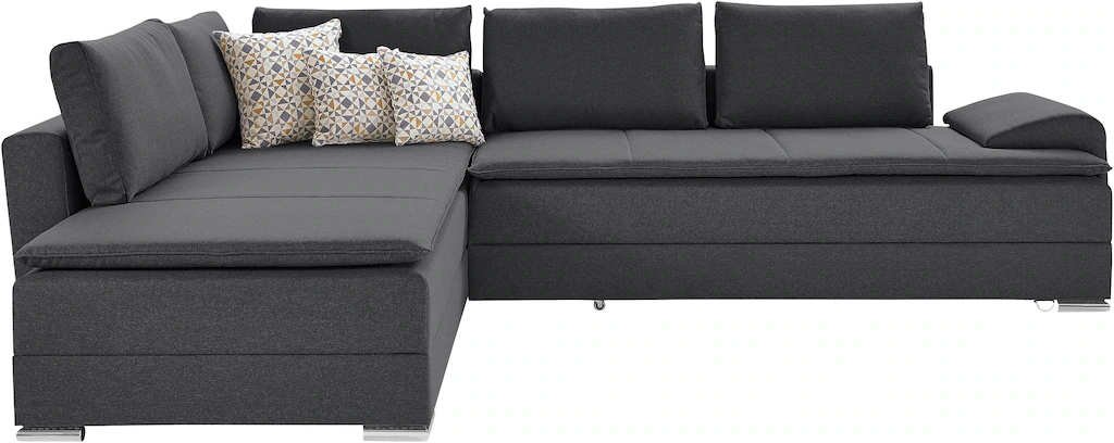 INOSIGN Ecksofa "Boxspringbett Night & Day L-Form mit Dauer-Schlaffunktion günstig online kaufen