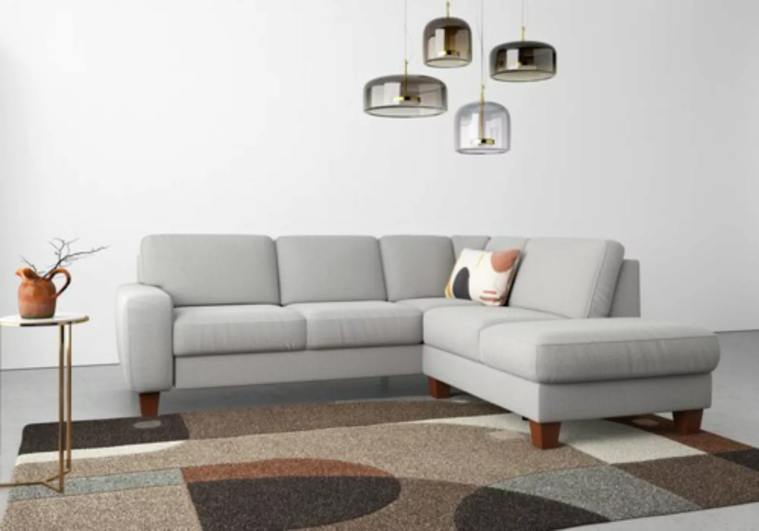 Home affaire Ecksofa »Vision L-Form«, wahlweise mit Bettfunktion und Staura günstig online kaufen