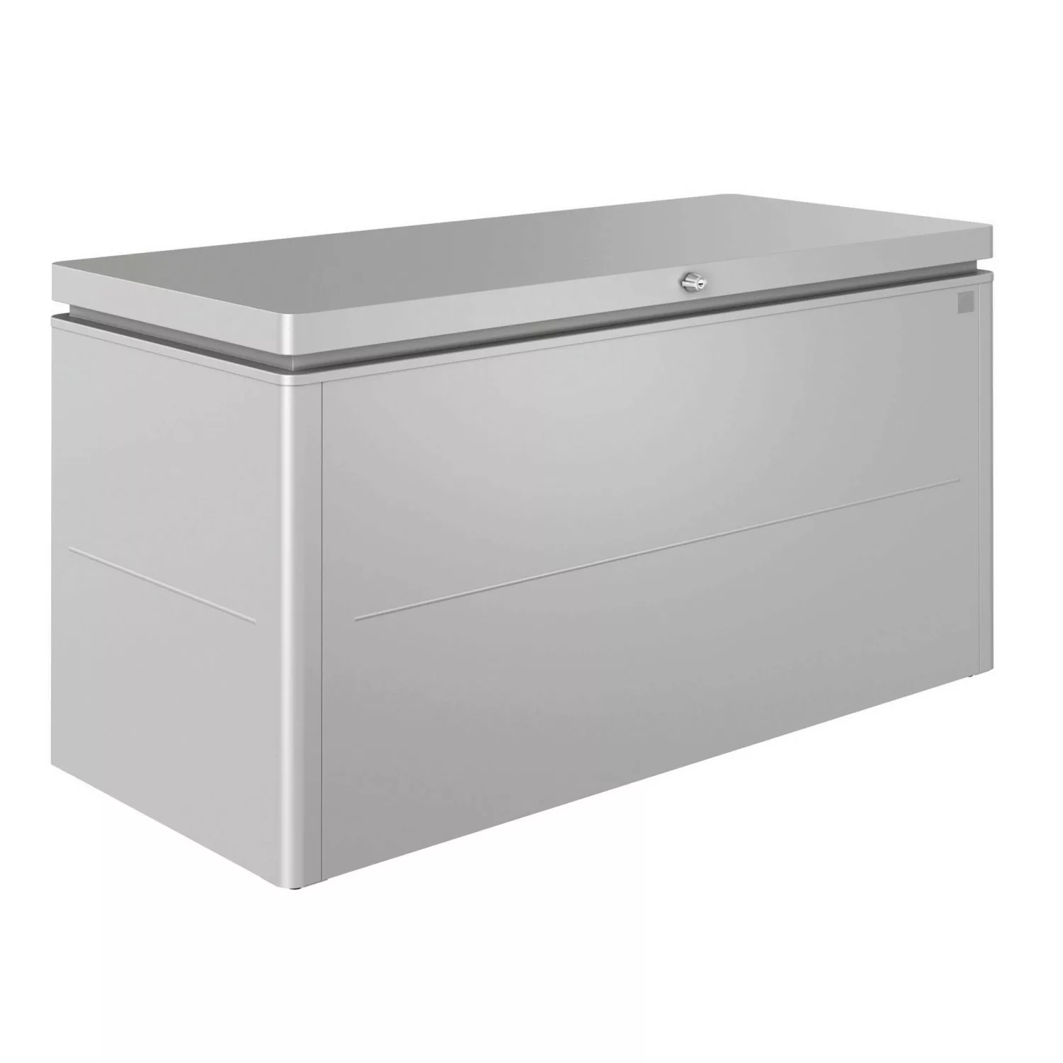 Biohort Loungebox 160 Aufbewahrungsbox 160x70x83,5cm Silber-Metallic günstig online kaufen