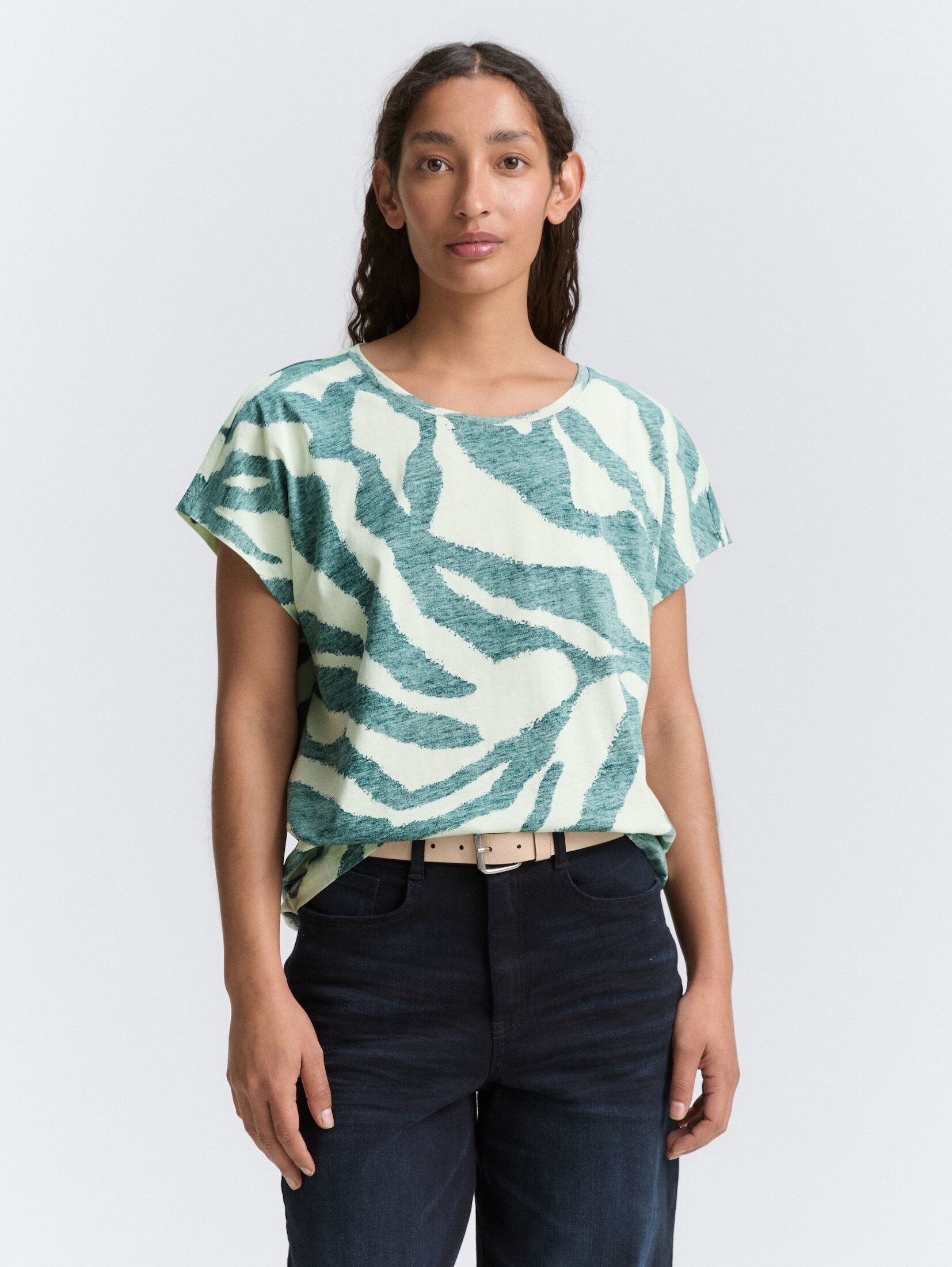 TOM TAILOR T-Shirt T-Shirt mit Inside-Out günstig online kaufen