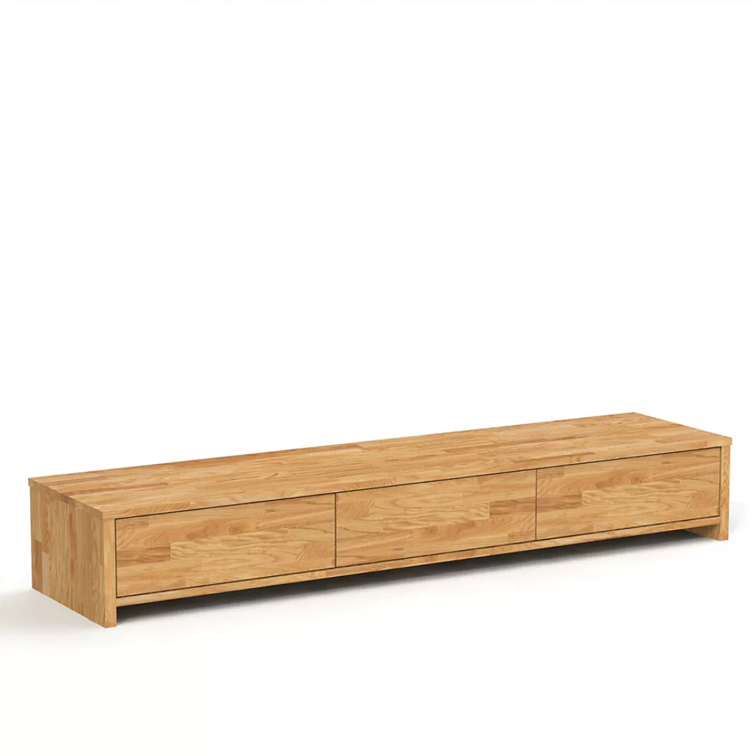 TV-Lowboard JAMES 3-Sk 191 cm Holz massiv günstig online kaufen