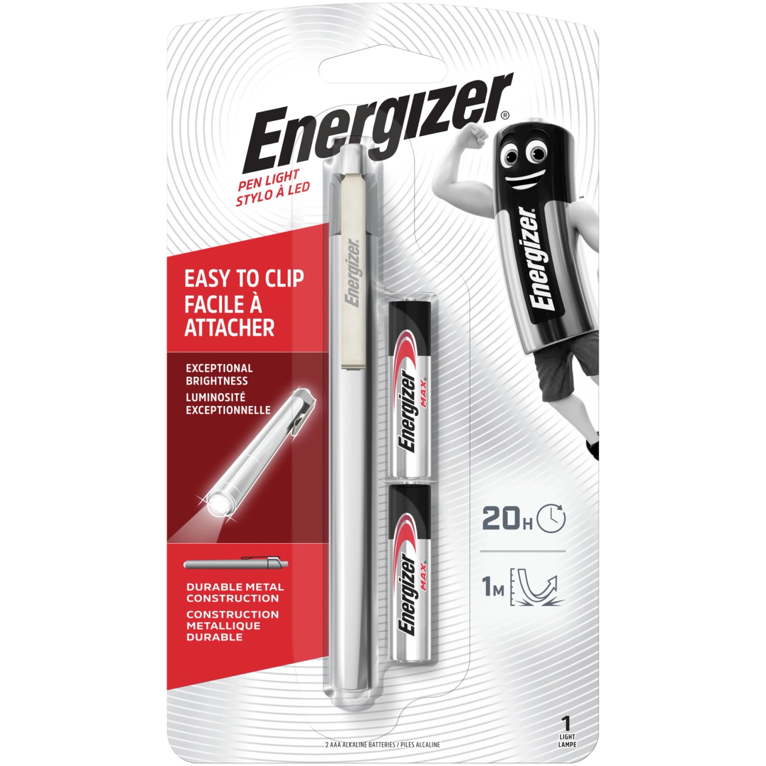 Energizer Speziallampe Metal Penlight 2xAAA inkl. günstig online kaufen