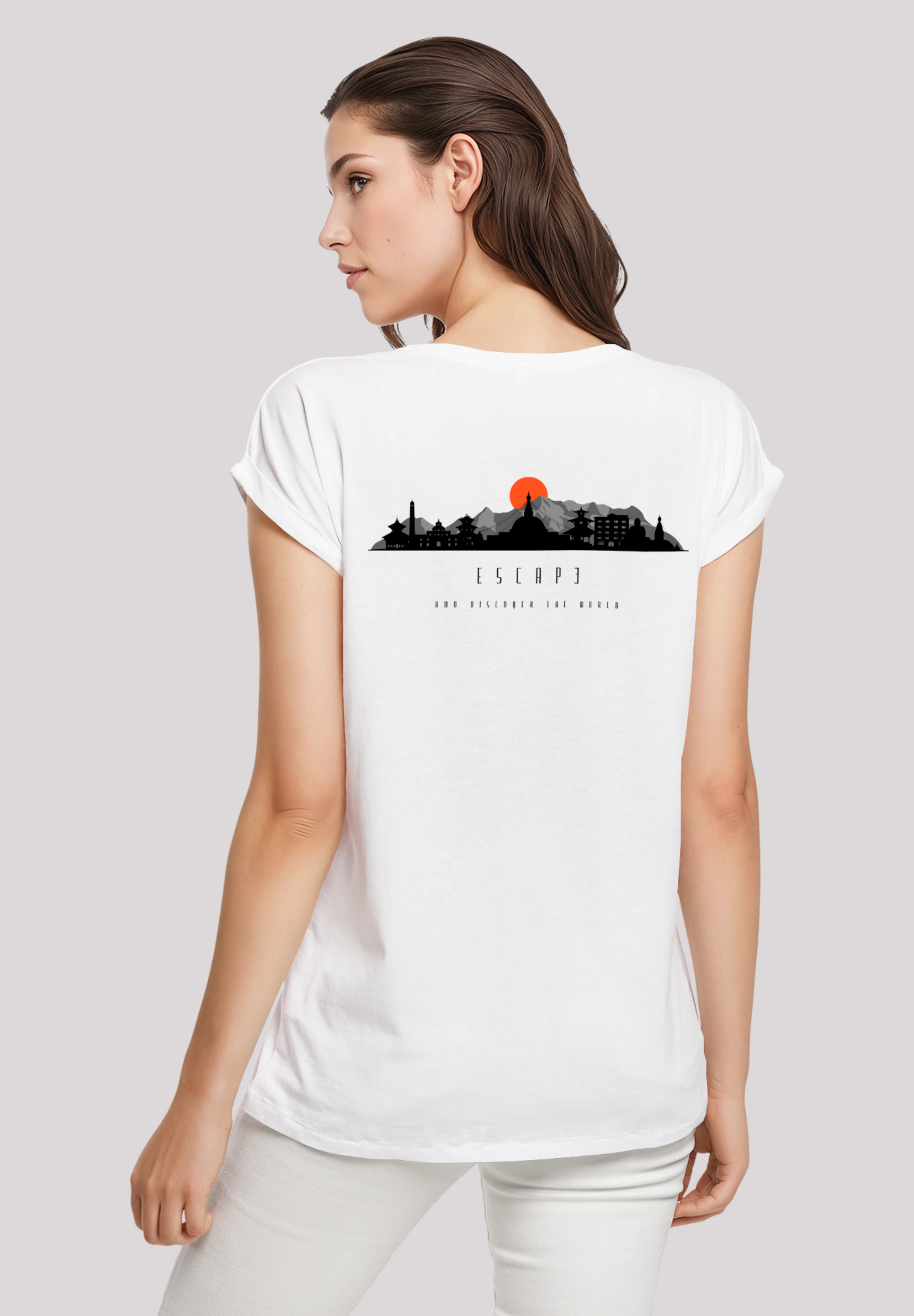 F4NT4STIC T-Shirt "Escape Discover the World Asian Town", Premium Qualität, günstig online kaufen
