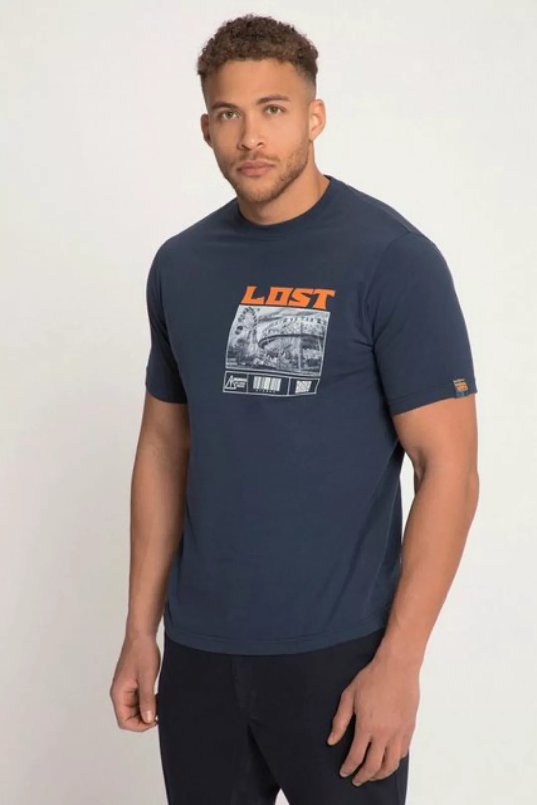 STHUGE T-Shirt STHUGE T-Shirt Halbarm Print bis 8 XL günstig online kaufen
