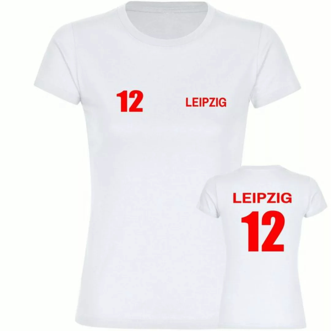 multifanshop T-Shirt Damen Leipzig - Trikot 12 - Frauen günstig online kaufen